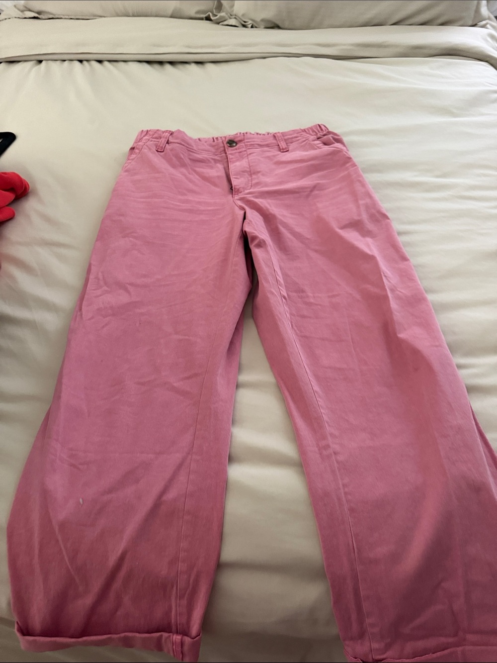 Old Navy Pink Wide-Leg Women's Jeans